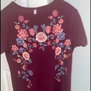 Floral summer dress - small